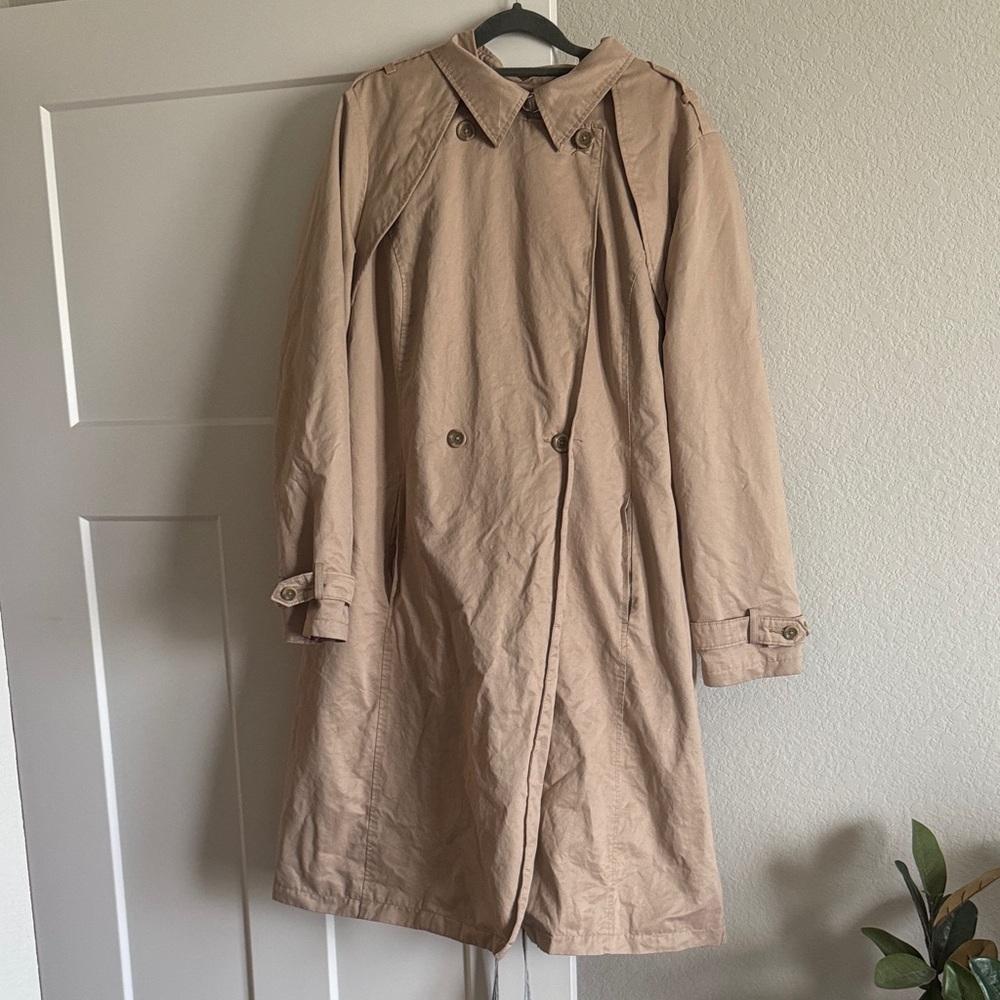 a new day Tan Trench Coat